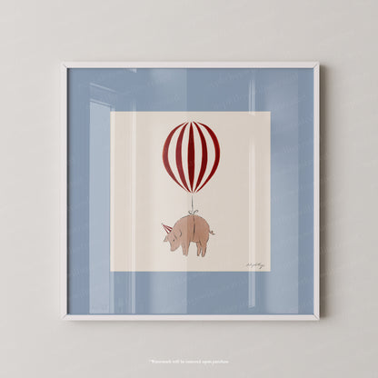 Pig Balloon Personalised