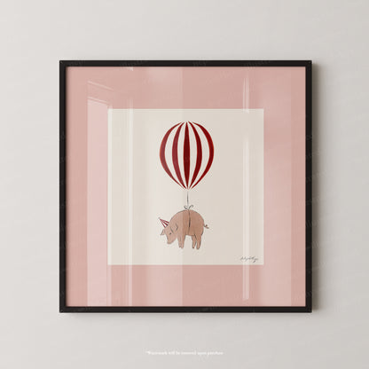 Pig Balloon Personalised