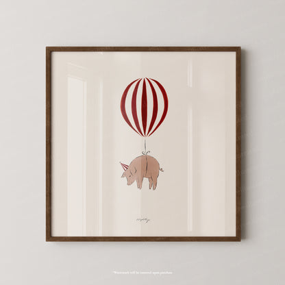 Pig Balloon Personalised