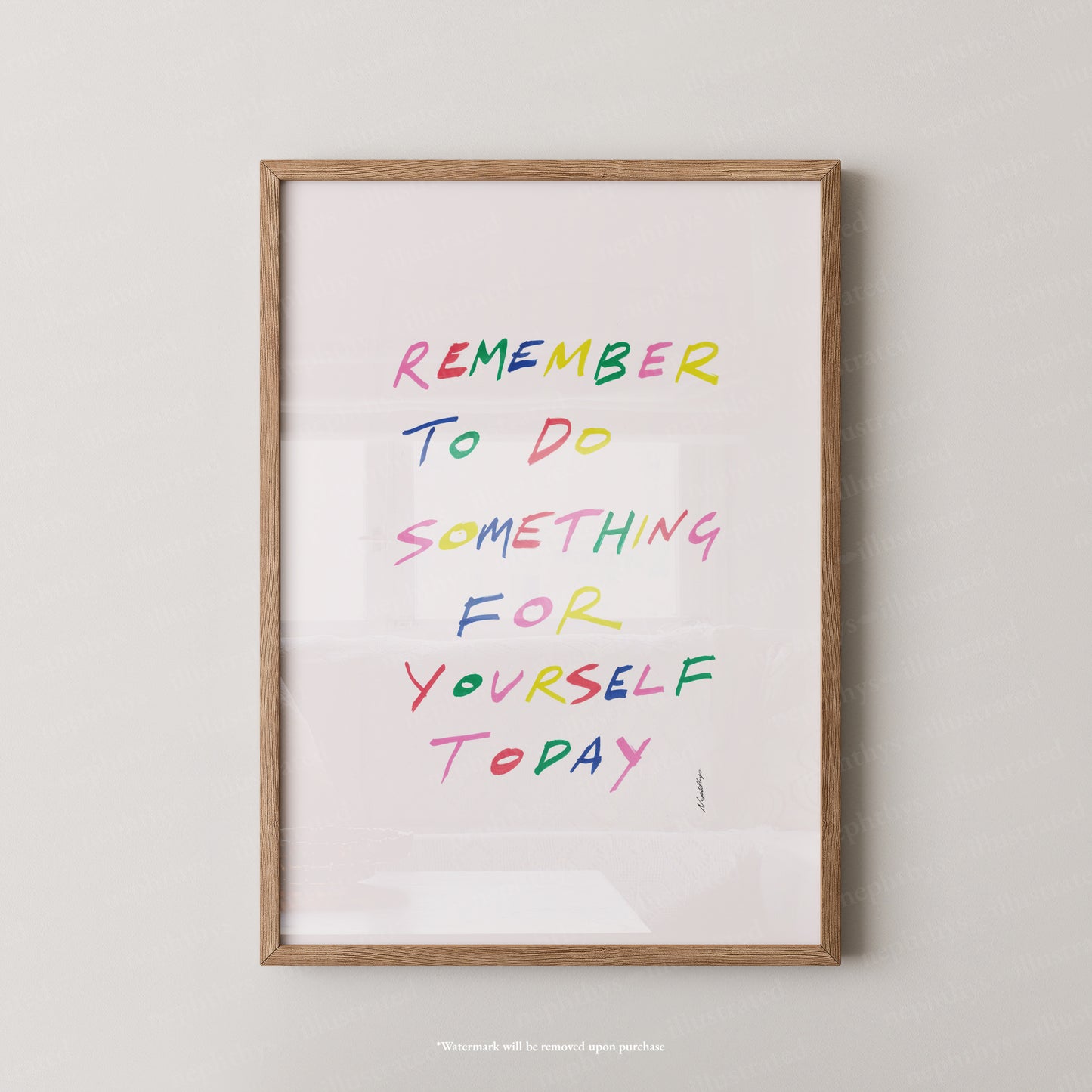 Remember to do something for yourself