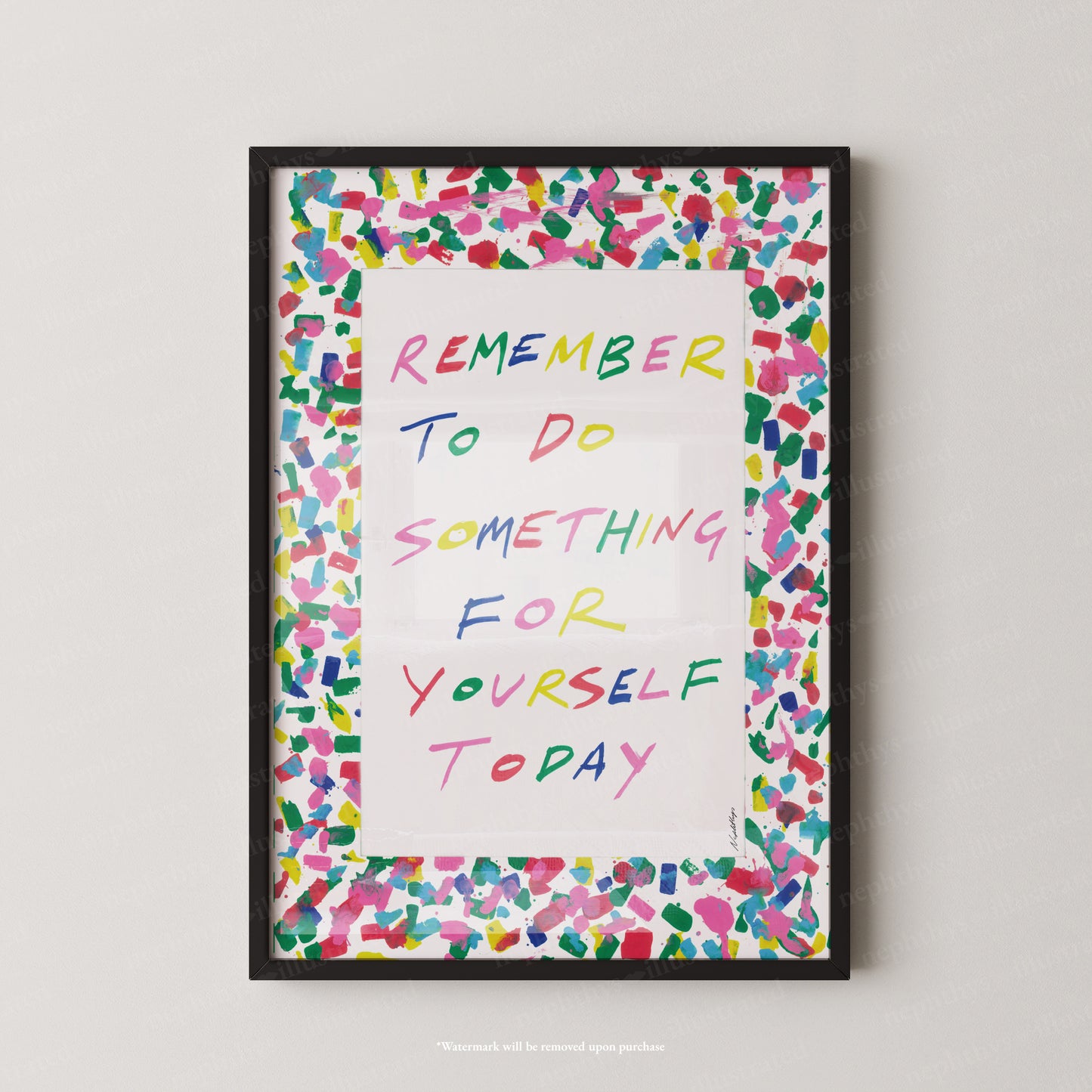 Remember to do something for yourself