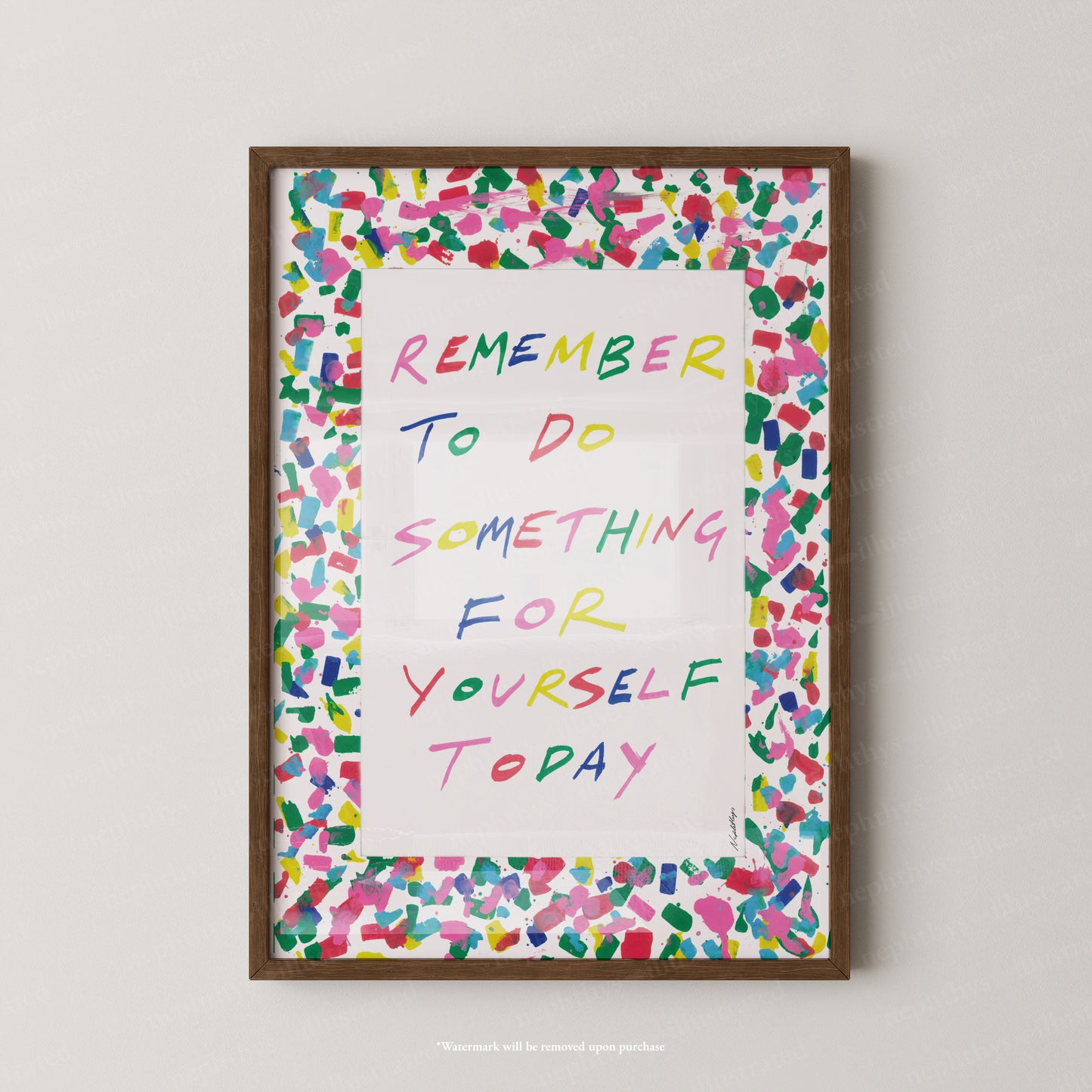 Remember to do something for yourself