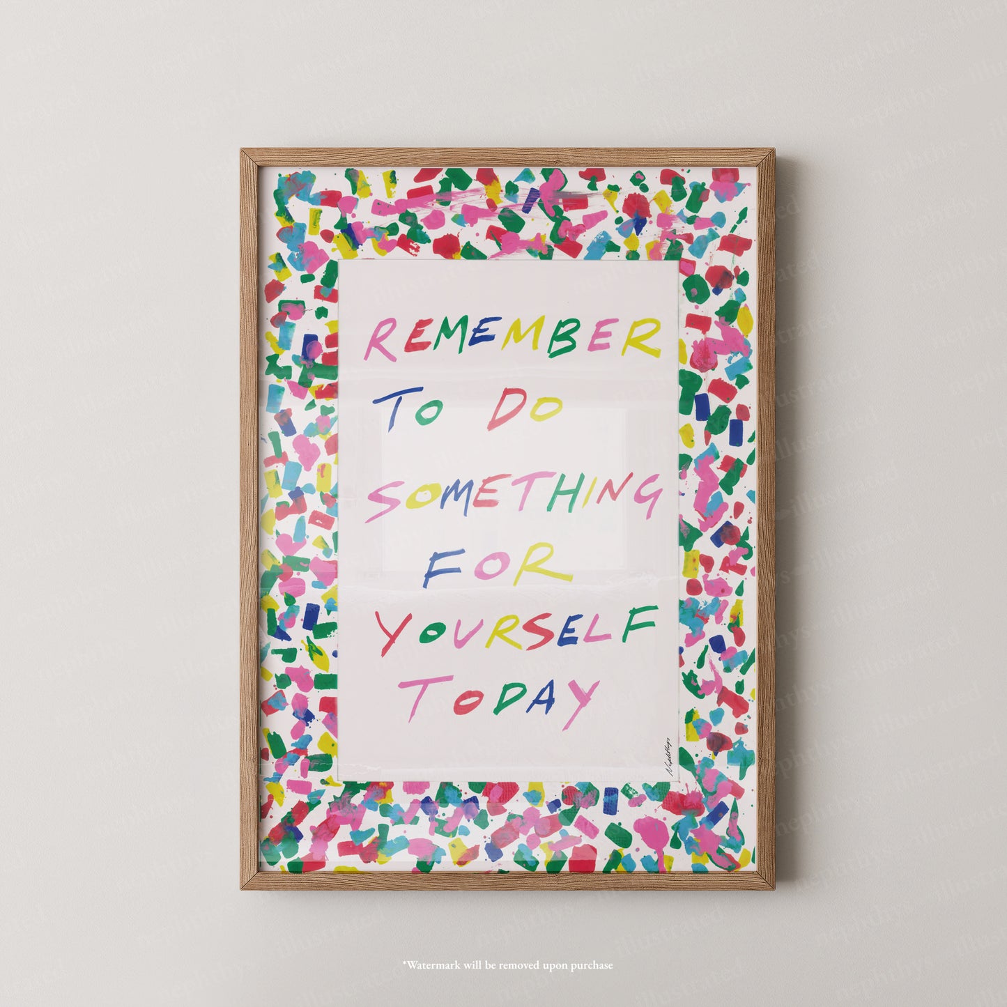 Remember to do something for yourself