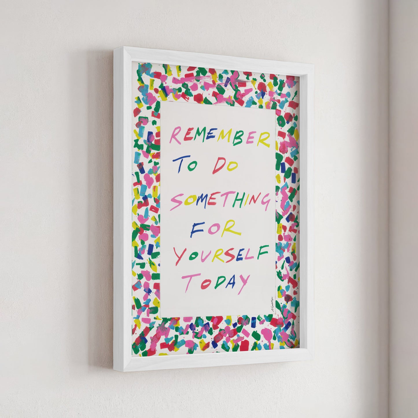 Remember to do something for yourself