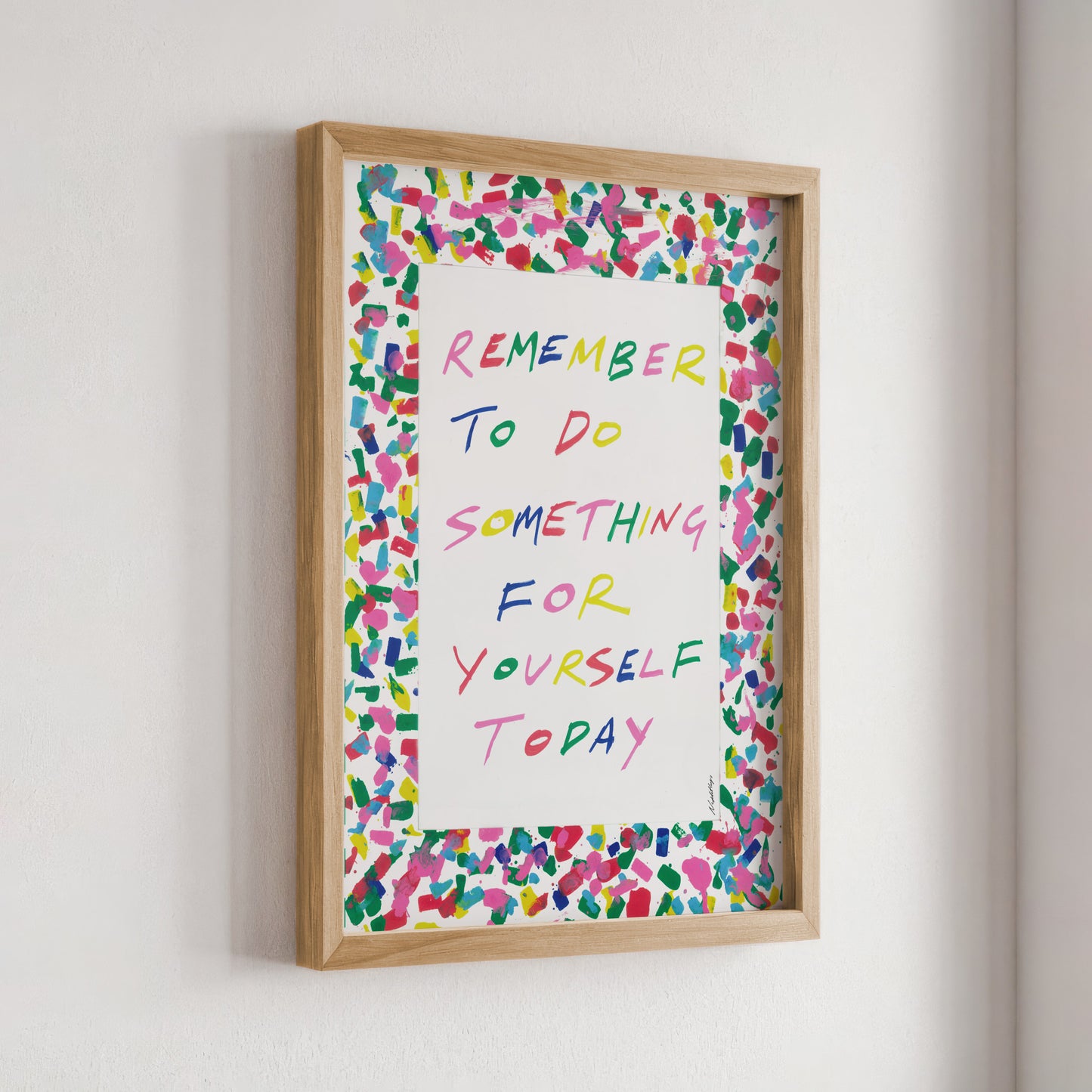 Remember to do something for yourself