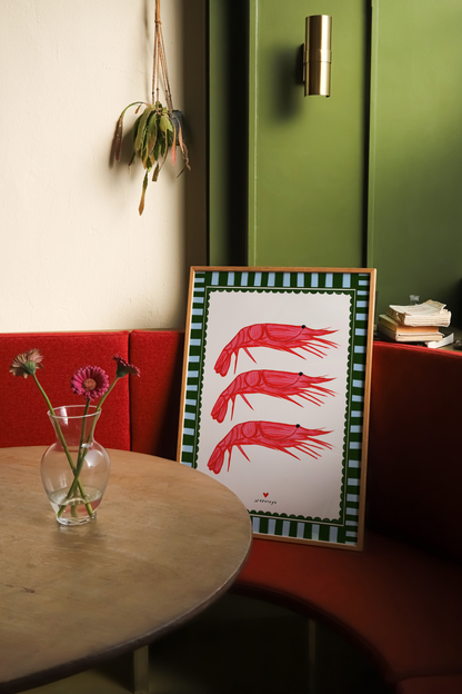 The dancing prawns (Portrait)