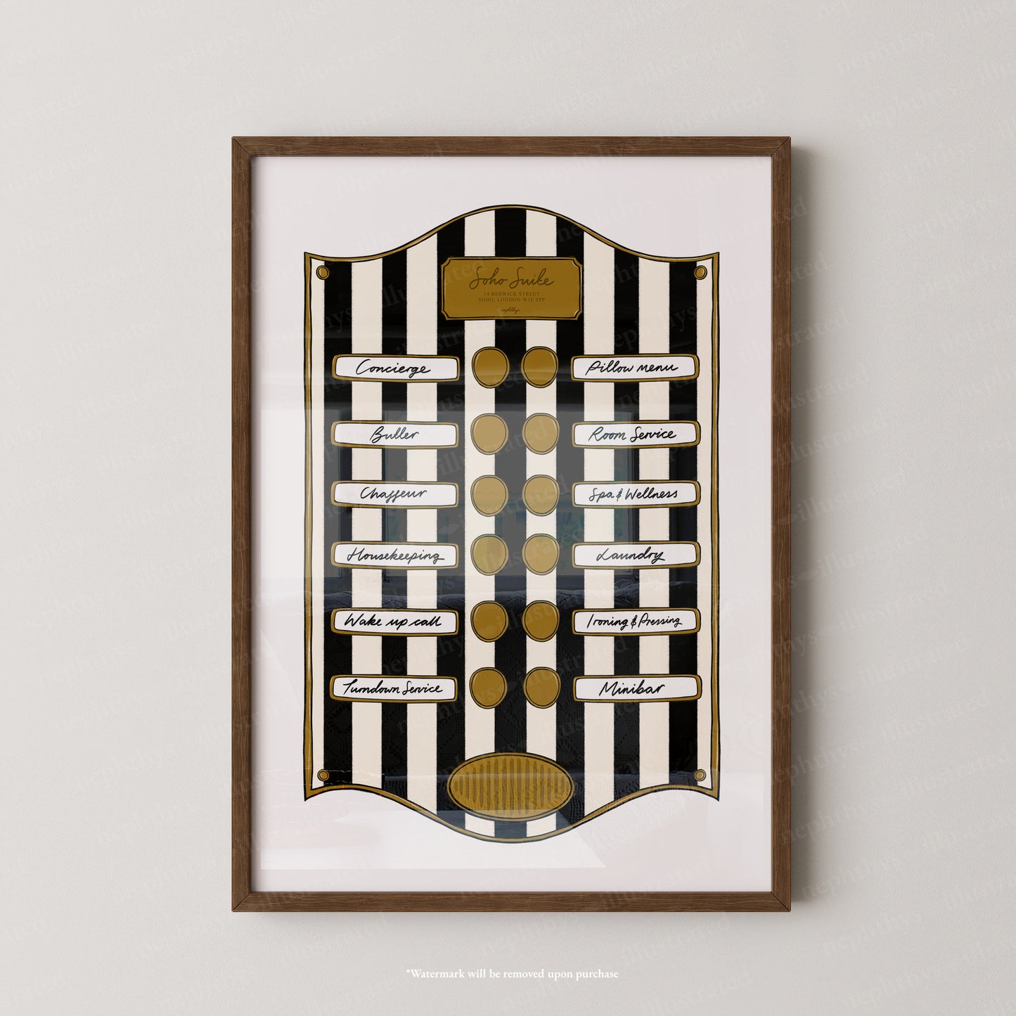 Soho Black Stripe