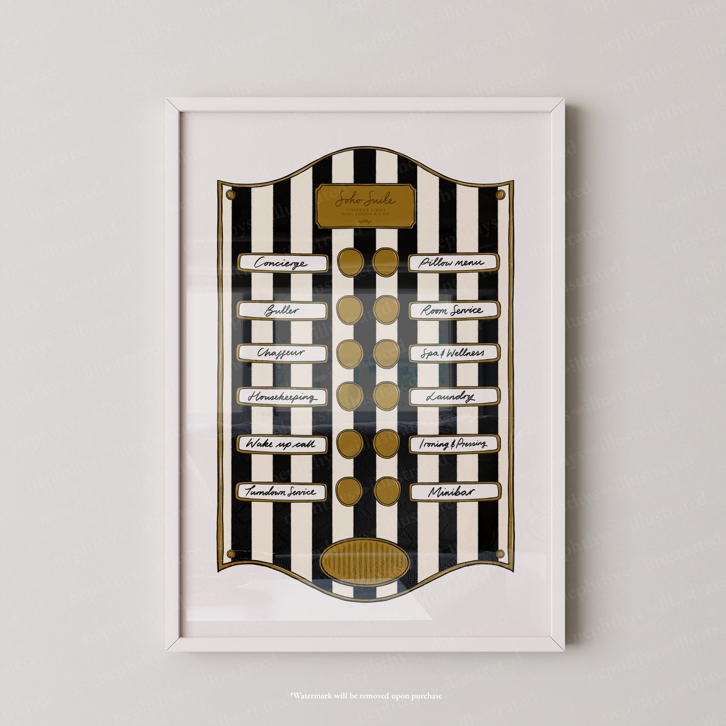 Soho Black Stripe
