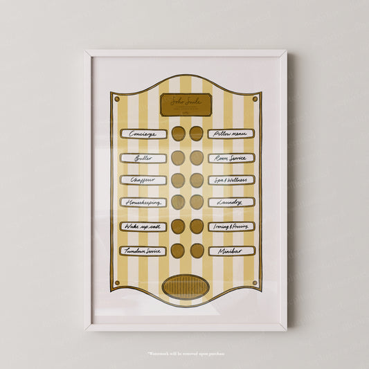 Soho Yellow Stripe
