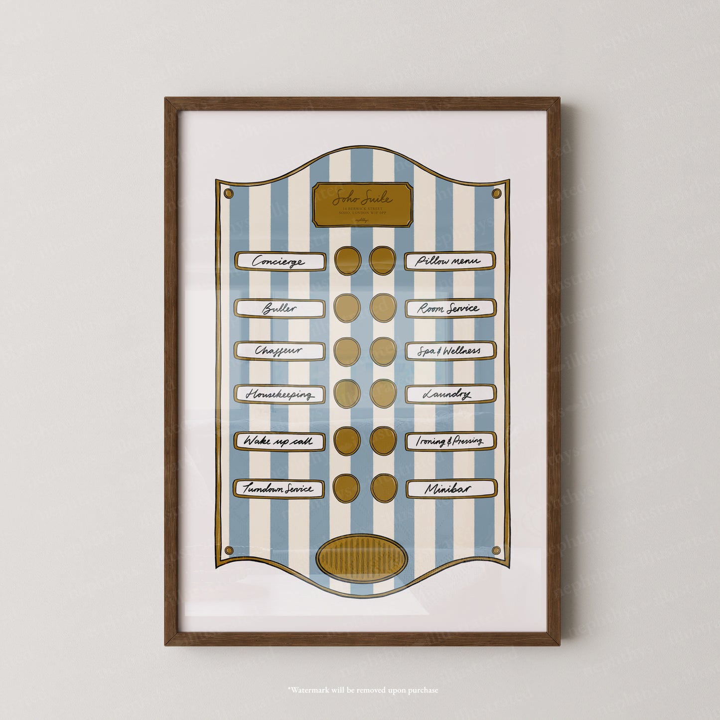 Soho Blue Stripe