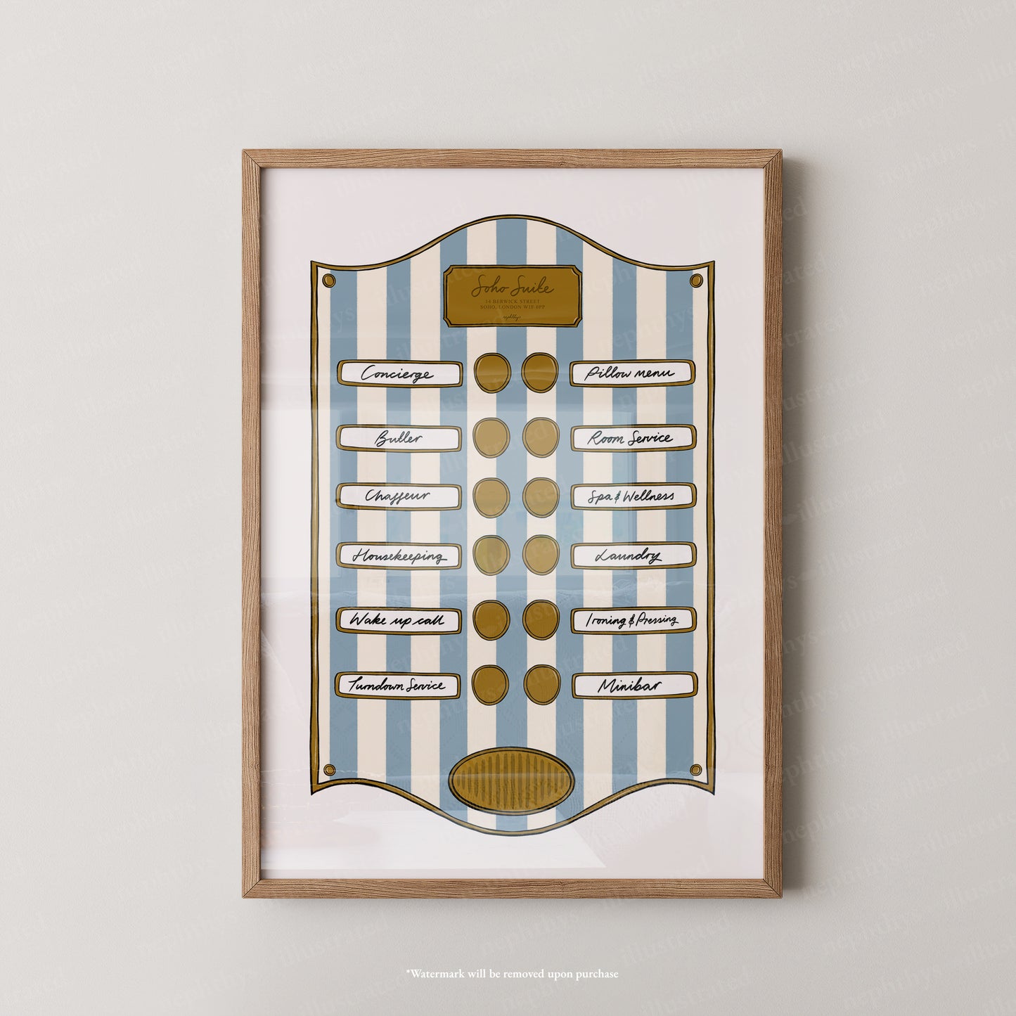 Soho Blue Stripe