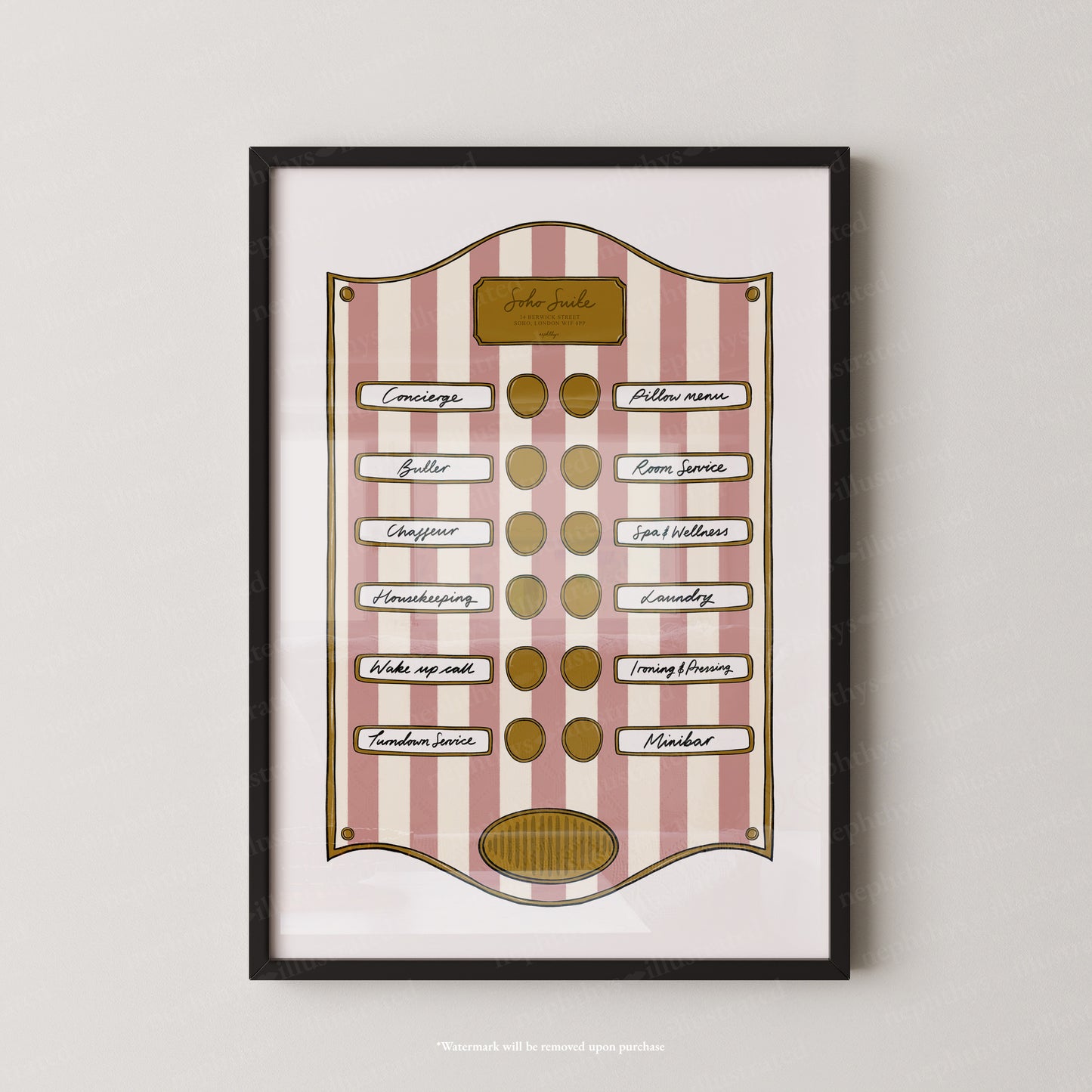 Soho Pink Stripe