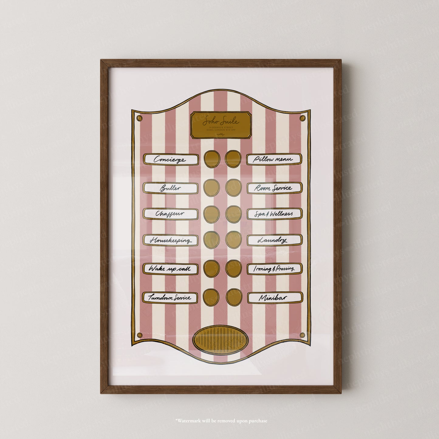 Soho Pink Stripe