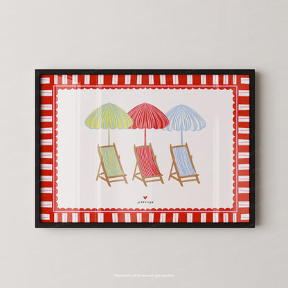 The deck chairs