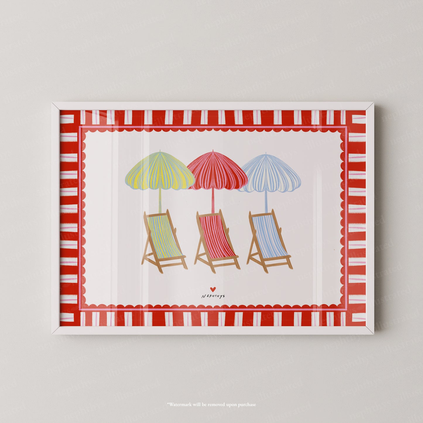 The deck chairs