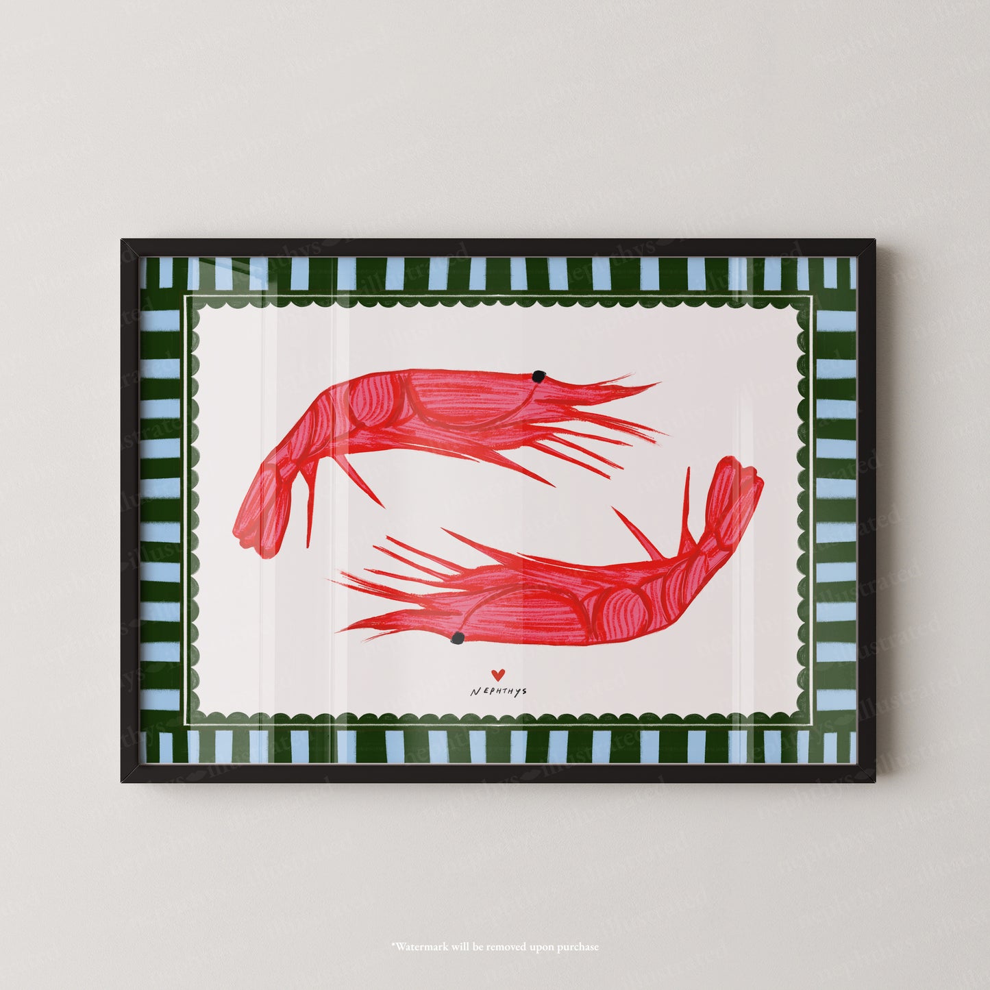 The dancing prawns (Landscape)