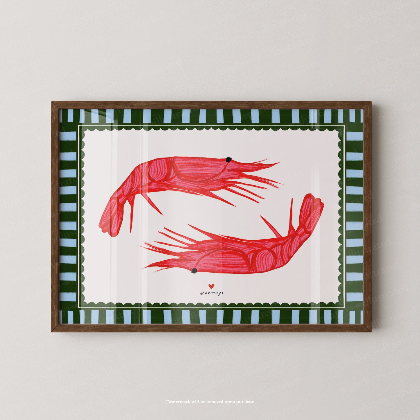 The dancing prawns (Landscape)