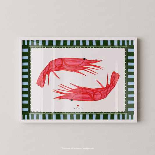 The dancing prawns (Landscape)