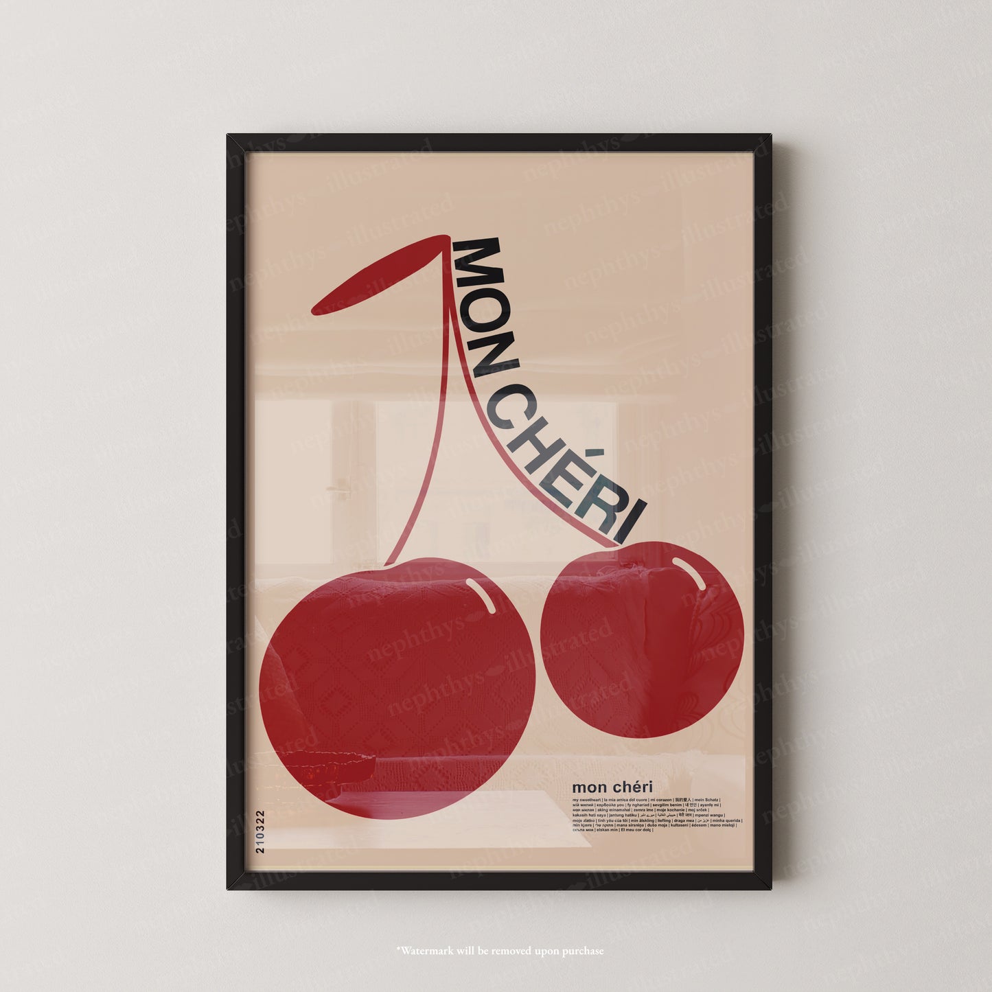 The Original Mon Cheri V2 Print
