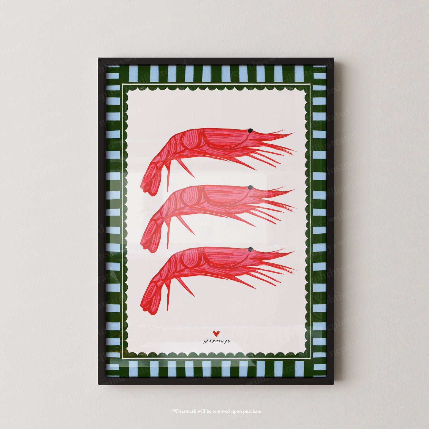 The dancing prawns (Portrait)