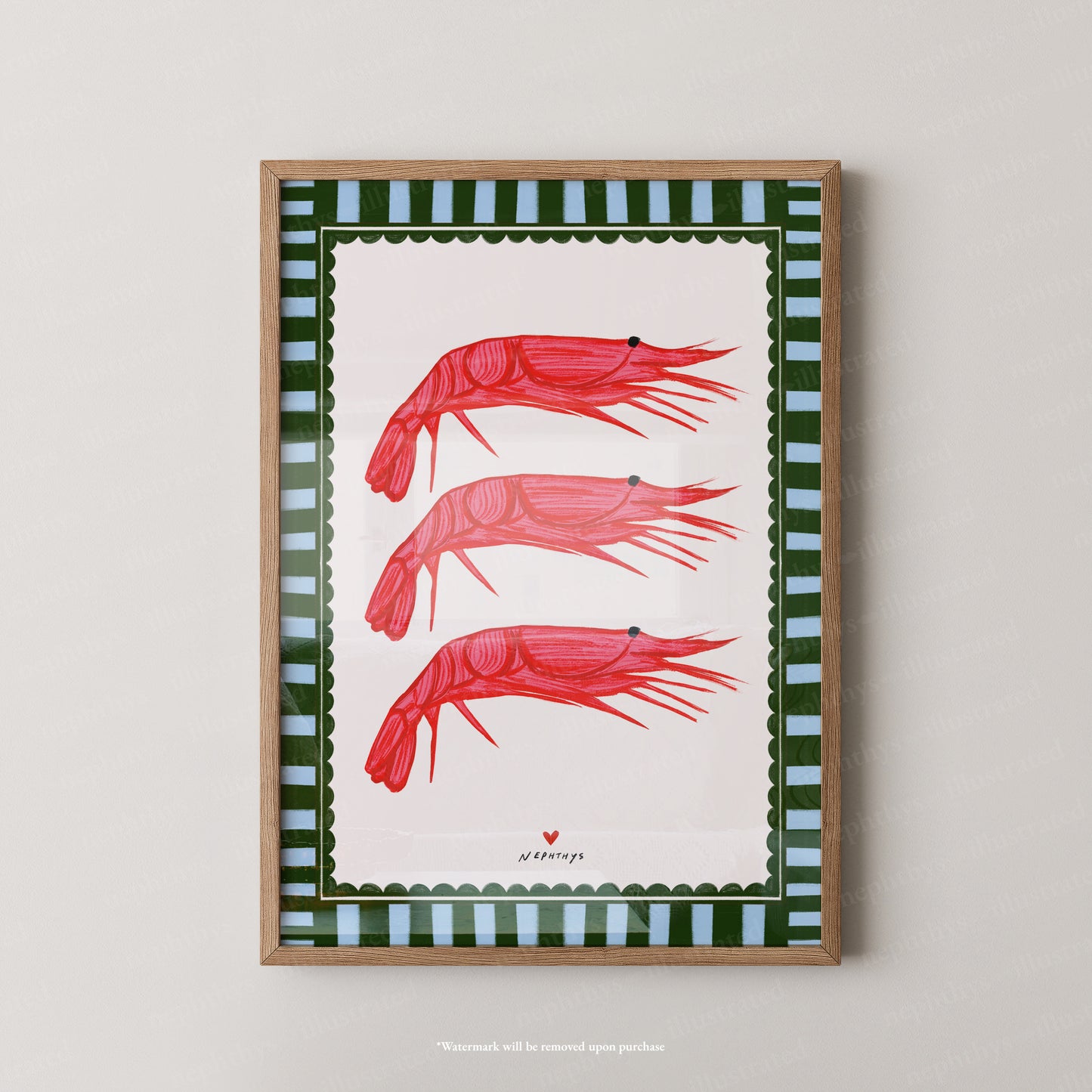 The dancing prawns (Portrait)