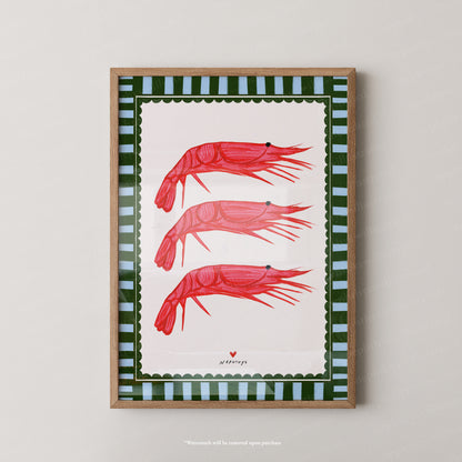 The dancing prawns (Portrait)