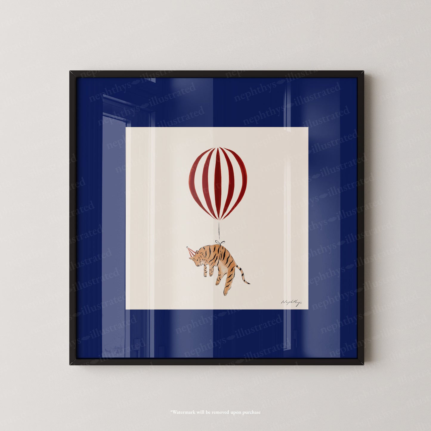 Tiger Balloon Personalised