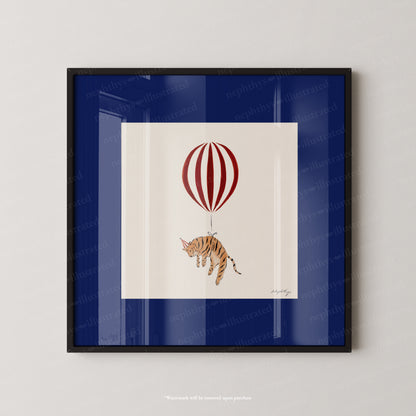 Tiger Balloon Personalised