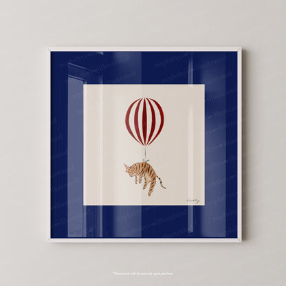 Tiger Balloon Personalised
