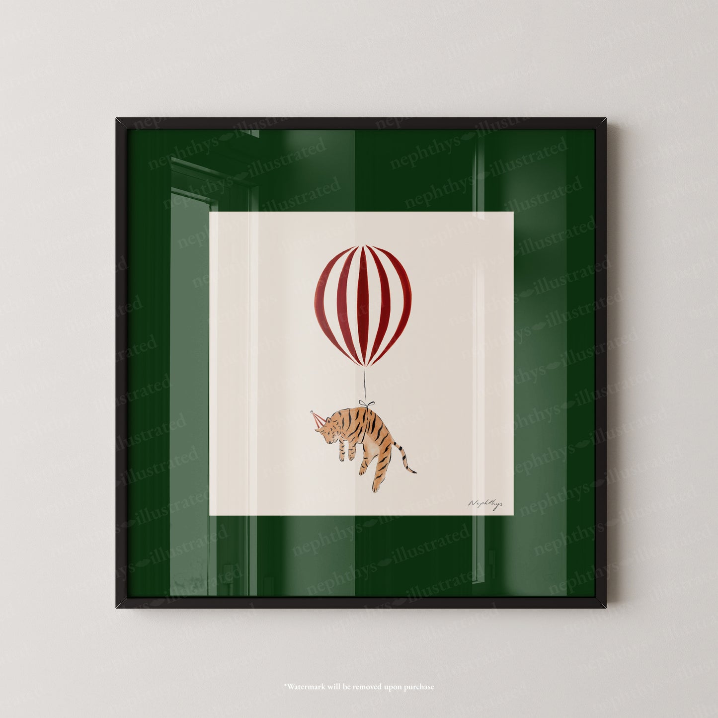 Tiger Balloon Personalised