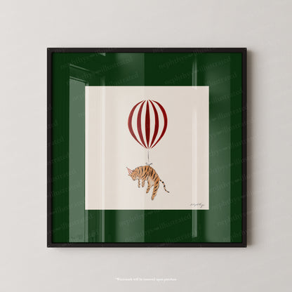 Tiger Balloon Personalised