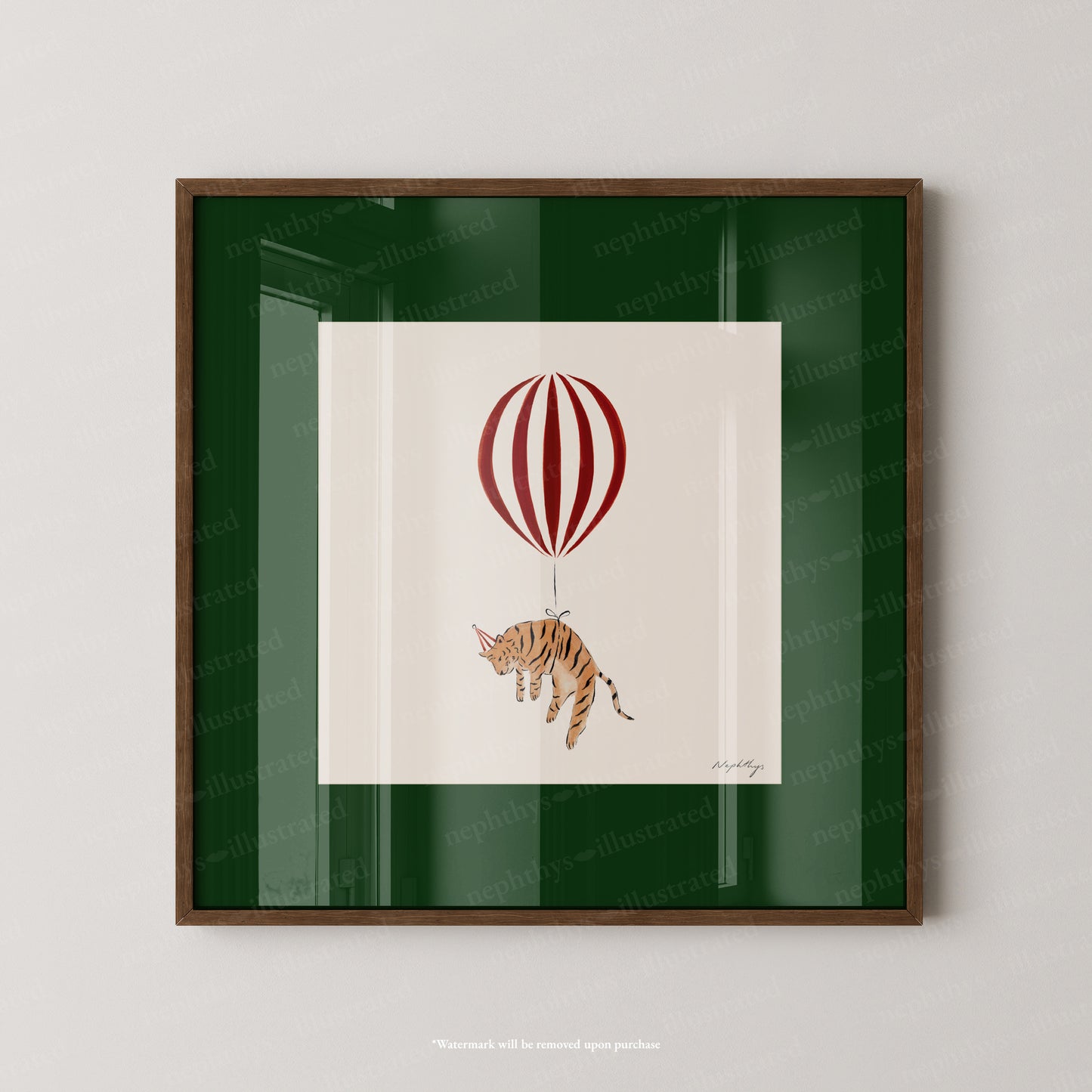 Tiger Balloon Personalised