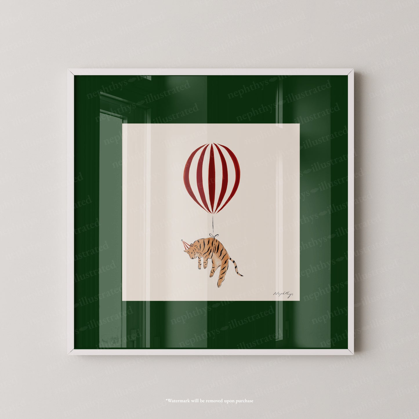 Tiger Balloon Personalised