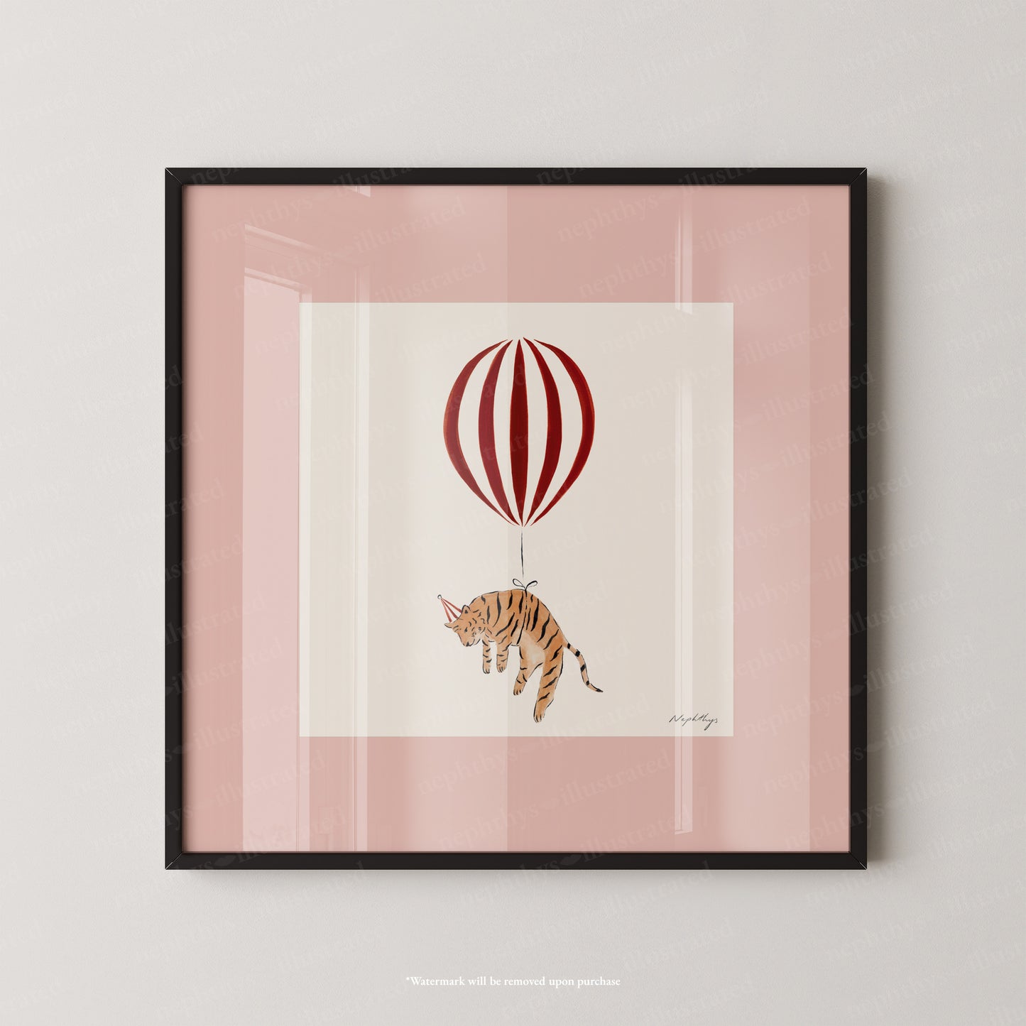 Tiger Balloon Personalised
