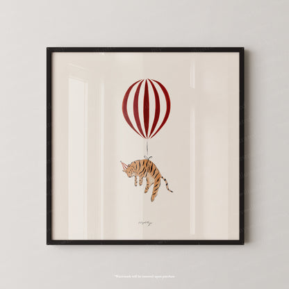 Tiger Balloon Personalised