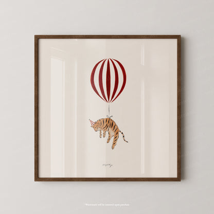 Tiger Balloon Personalised