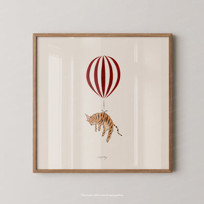 Tiger Balloon Personalised