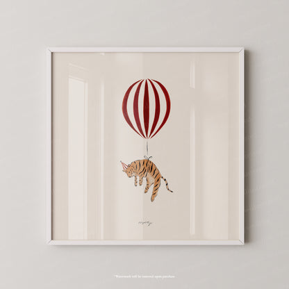 Tiger Balloon Personalised