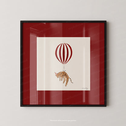 Tiger Balloon Personalised