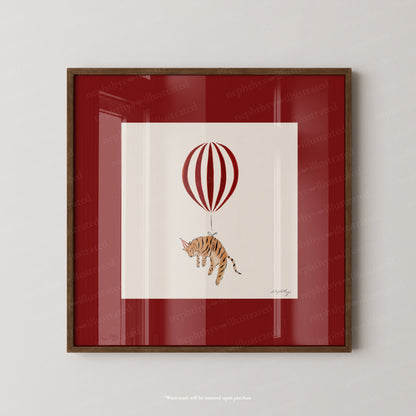 Tiger Balloon Personalised