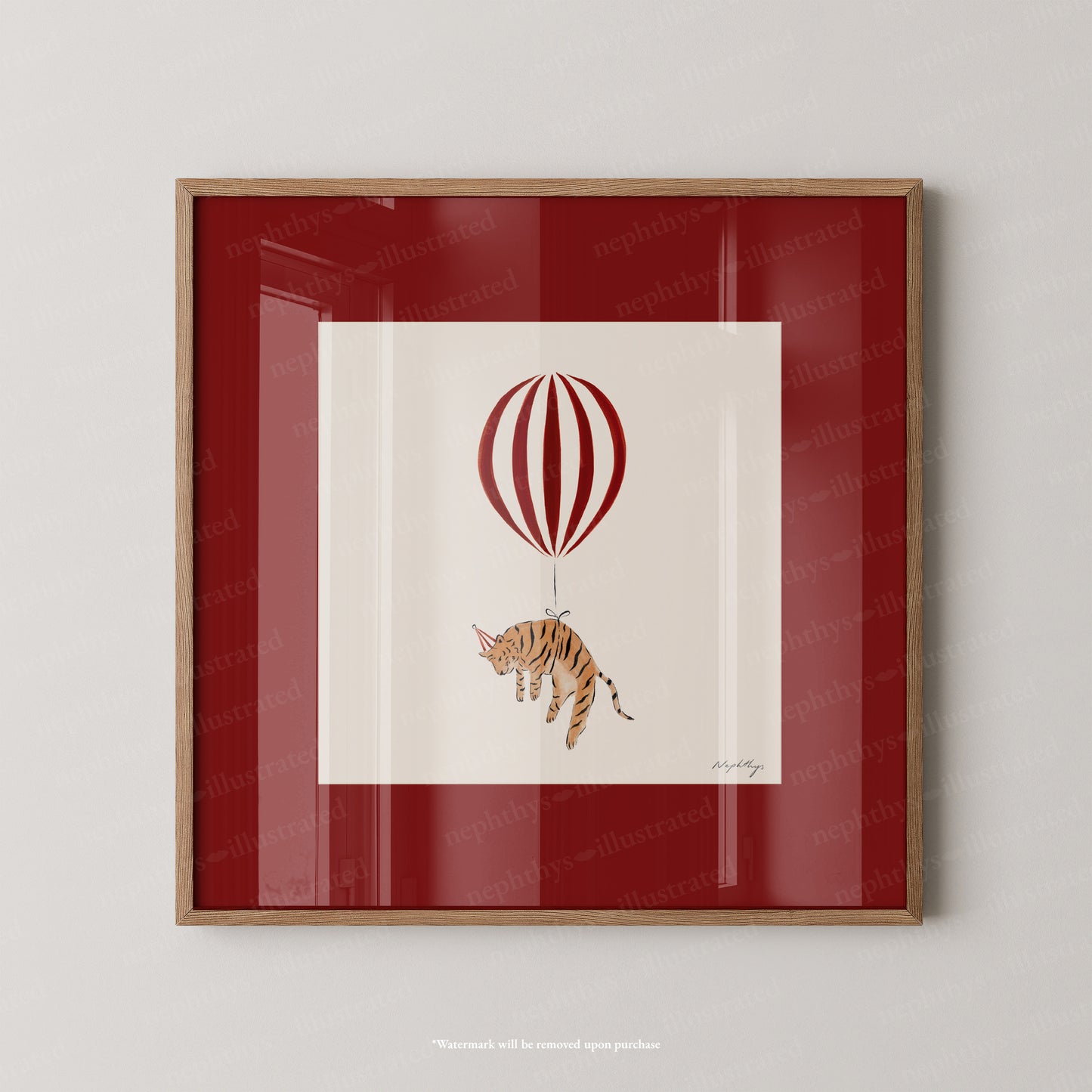 Tiger Balloon Personalised