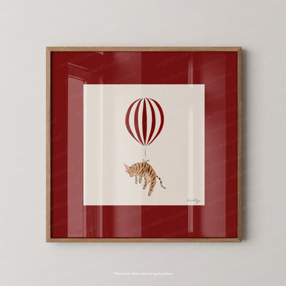 Tiger Balloon Personalised