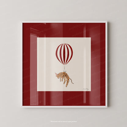 Tiger Balloon Personalised