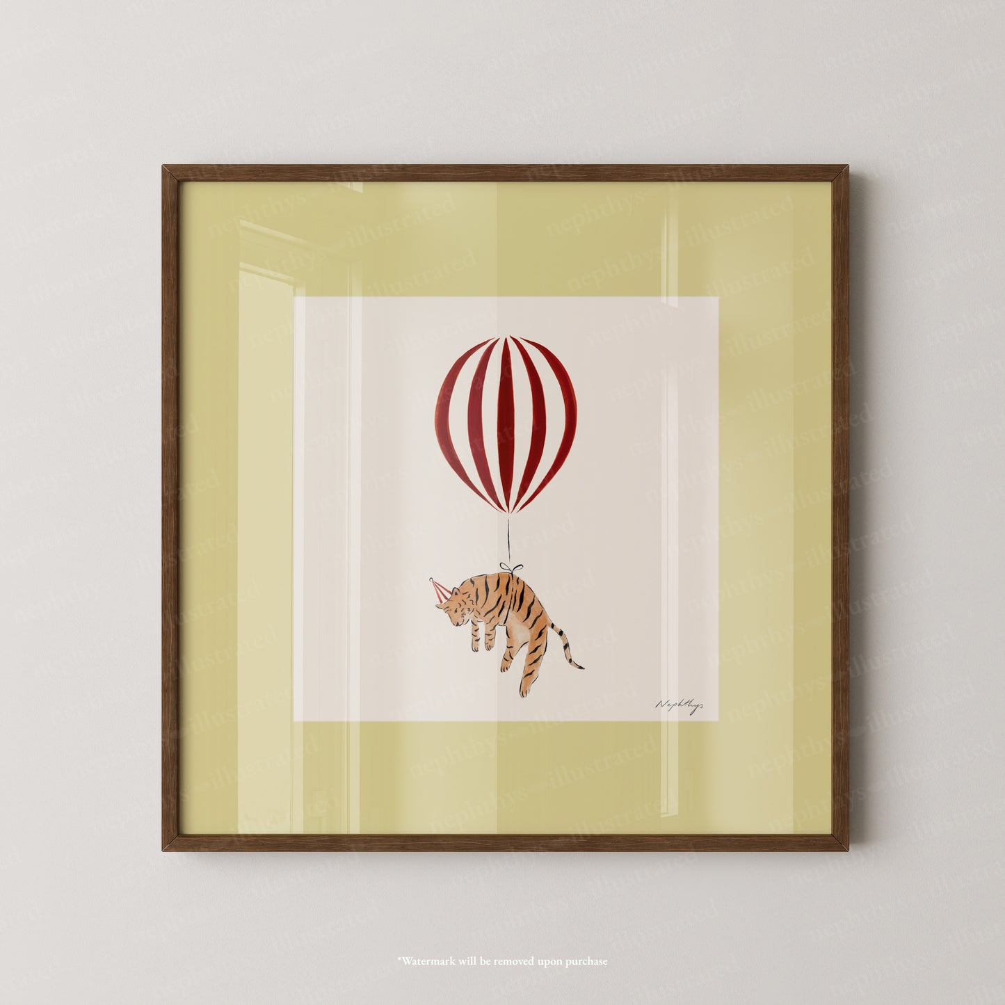 Tiger Balloon Personalised
