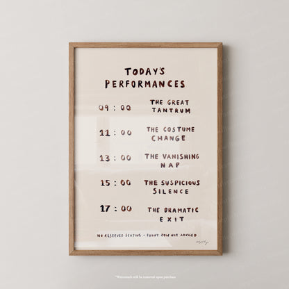 Today's Performances