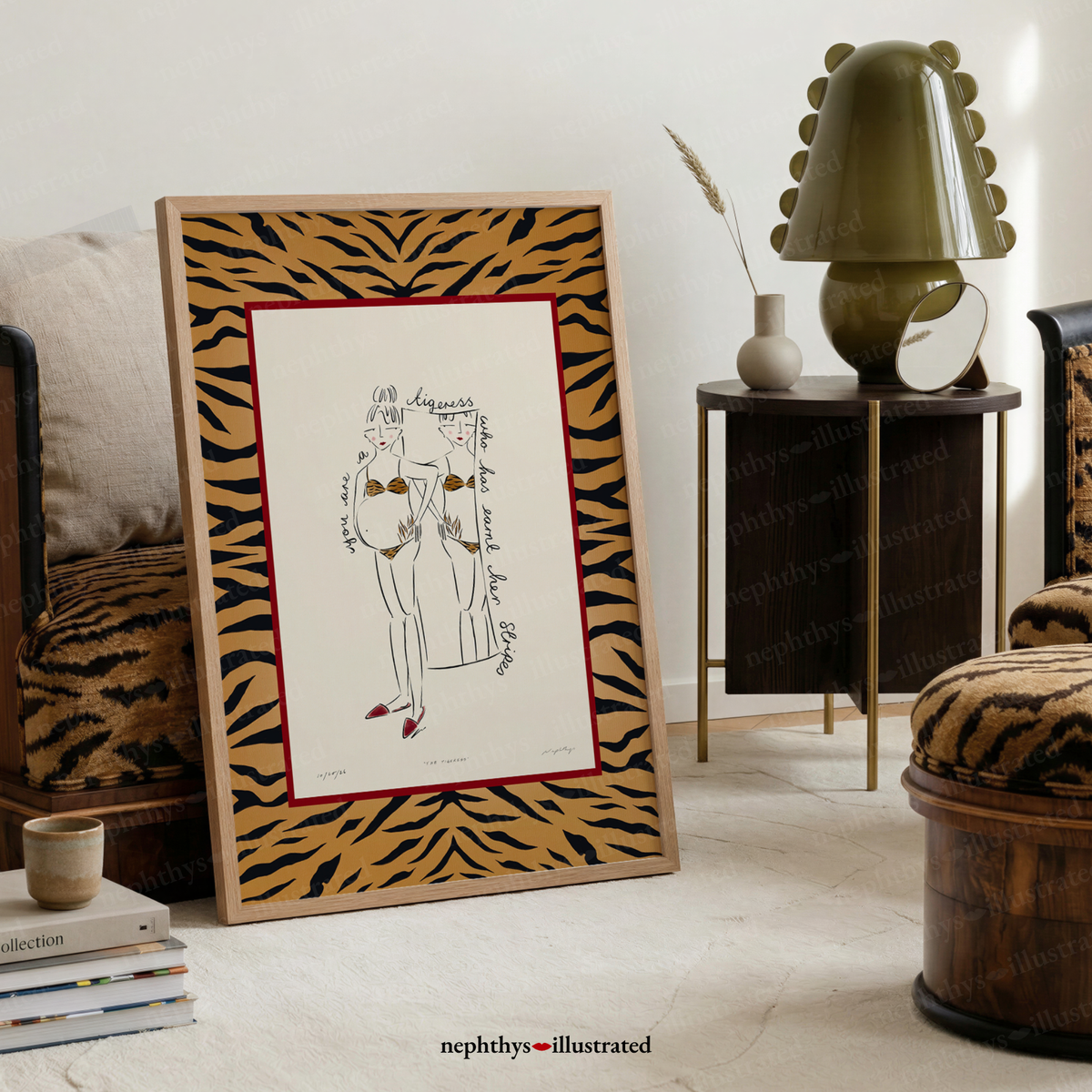 The Tigeress Print