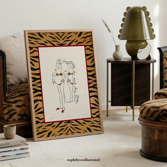 The Tigeress Print