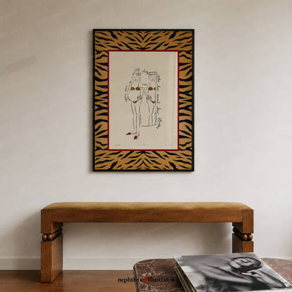 The Tigeress Print