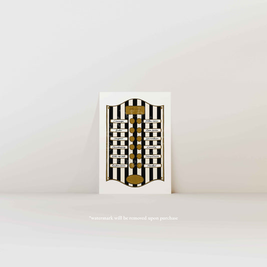 Soho Black Stripe