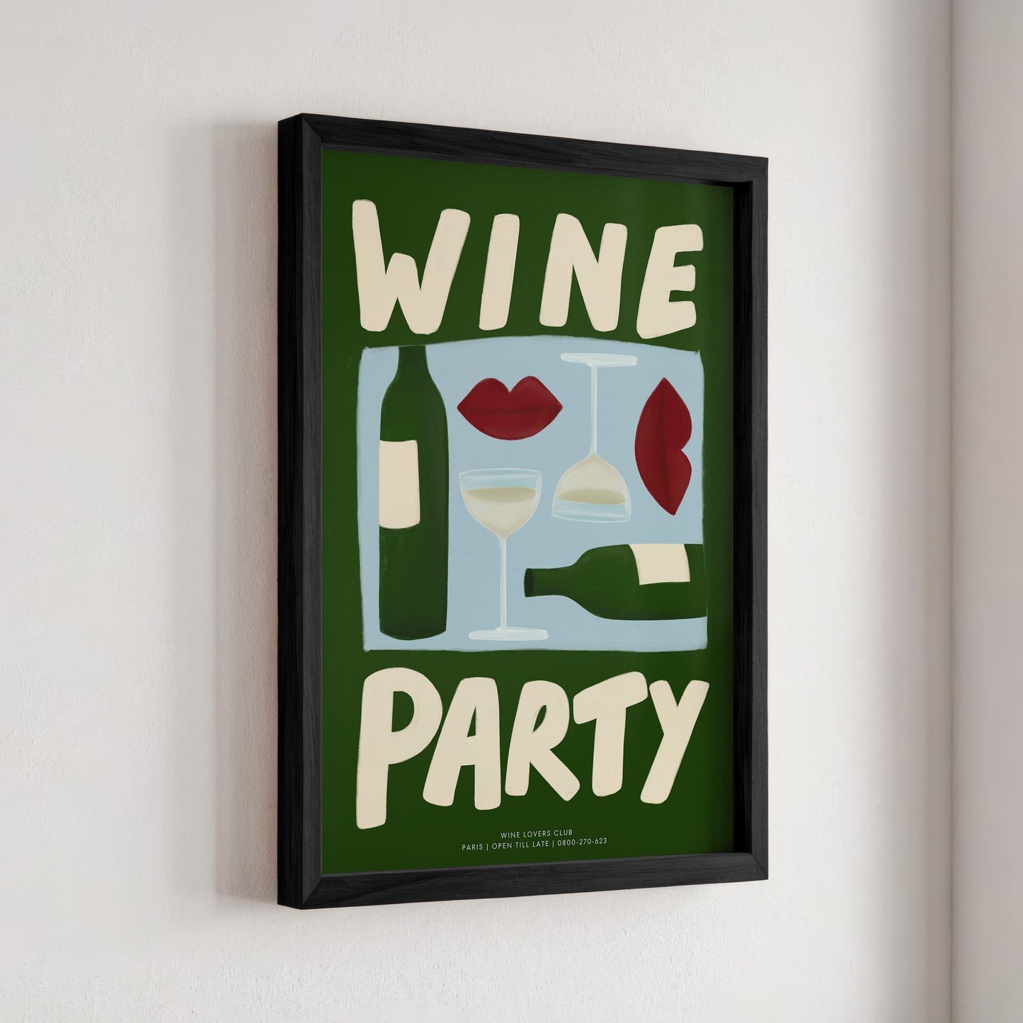 Wine Party - Colourful Background